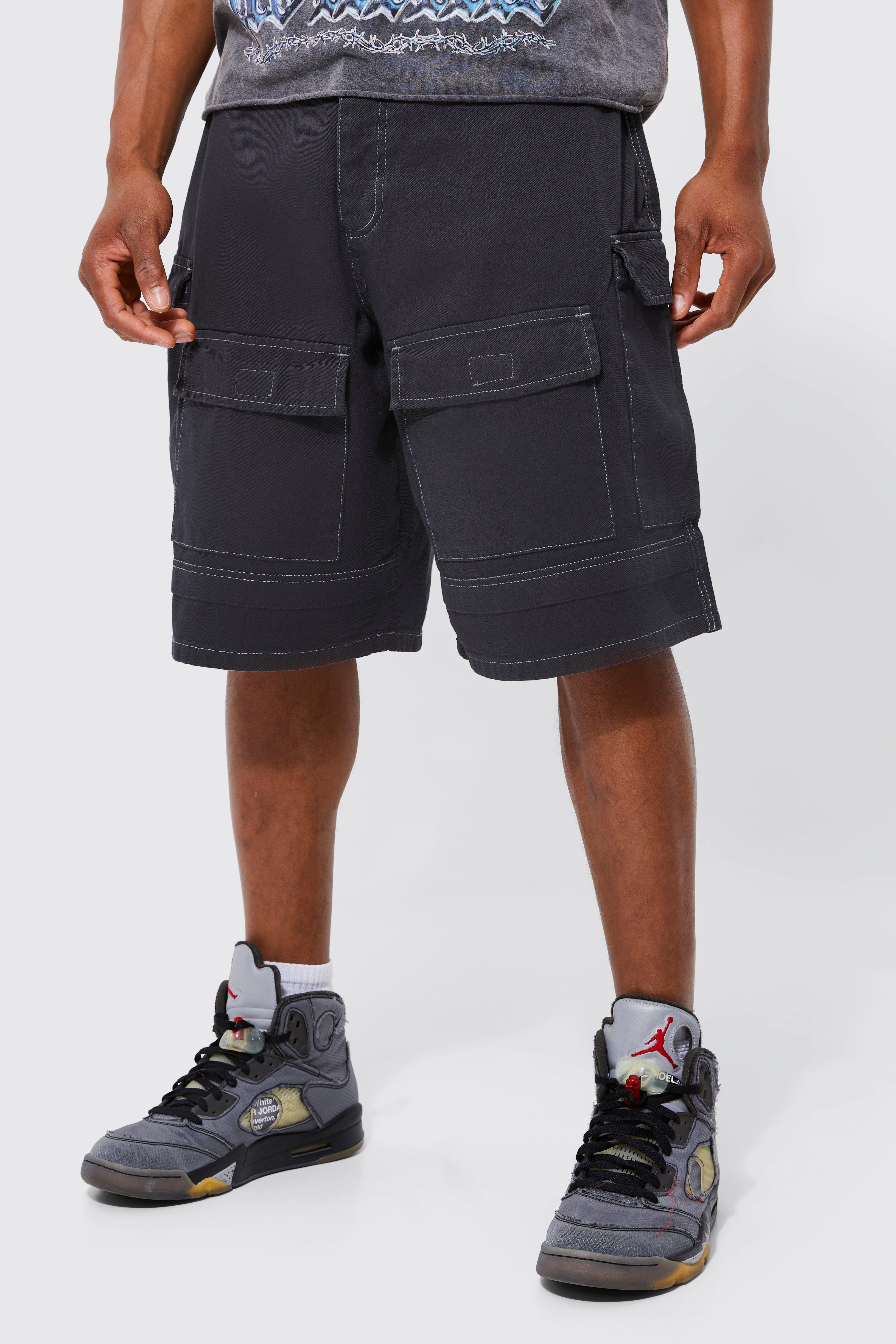 Boohooman on sale cargo shorts